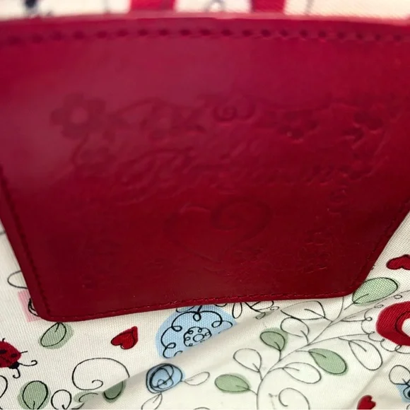 Brighton Red and Cream Floral Tote - Picture 5 of 5